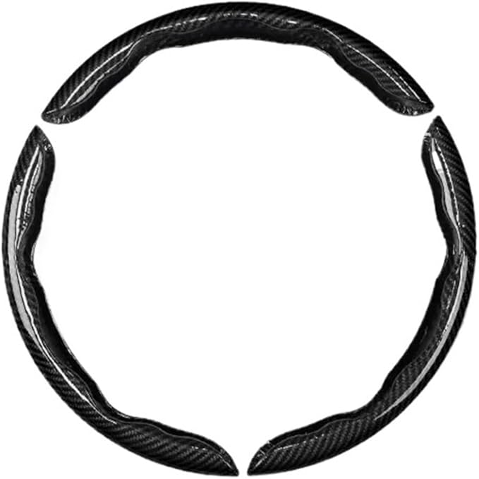 1/2PCS Laser Perforated Steering Wheel Cover, Microfiber Leather and Silicone Non-Slip Grip(2pcs White)