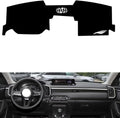 leather dashboard cover Compatible with Mazda CX-50 （NO HUD），dash cover（black）