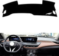 leather dashboard cover Compatible with Ford Verano (No warning light)，dash cover（black）