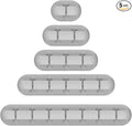 5 Pack Adhesive Cable Clips, Car Cord Holder Cable Clips, USB Charger Holders for Cords, Wall Organizer Wire Management, Wire Organizer Accessories for Car, Nightstand, Home, Office (Grey)