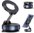 2026 Upgraded Vacuum Magnetic Car Phone Holder 360° Reinforced 96LBS Ultra Suction Cup Phone Mount for MagSafe Cell Phone Holders for Your Car/Gym/Mirror Mount for iPhone & Android