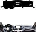 leather dashboard cover Compatible with Infiniti Q70，dash cover（black）