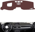 Leather Dashboard Cover Compatible with Mazda CX-5（HUD） 2017-2021，Dash Cover, Non-Slip Dash Cover, Dash mat Dashboard Cover, Interior Dash Covers