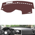 Leather Dashboard Cover Compatible with Volvo XC60（No Speaker、Warning Light） 2011-2017,Dash Board Cover mat Anti-Slip Sun-Proof and dust-Proof(Brown)