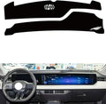 leather dashboard cover Compatible with FORD EVOS，dash cover（black）