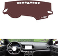 Leather Dashboard Cover Compatible with HyundaiHyundai Elantra 2019-2020，Dash Cover, Non-Slip Dash Cover, Dash mat Dashboard Cover, Interior Dash Covers