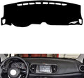 leather dashboard cover Compatible with KIA pegas，dash cover（black）