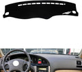 leather dashboard cover Compatible with HyundaiHyundai Elantra (Half covered) 2004-2011，dash cover（black）