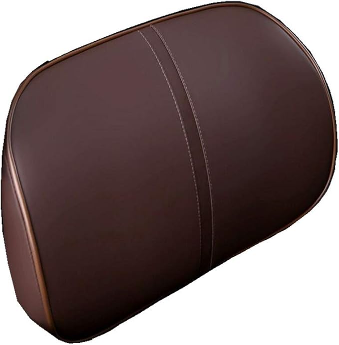 ZHONGLI Memory Foam Lumbar Support Pillow-Middle/Lower Back Support Cushion-Used for car Seats, Office Chairs, recliners, etc. (Brown)