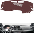 Leather Dashboard Cover Compatible with Audi Q5L 2018-2024，Dash Cover, Non-Slip Dash Cover, Dash mat Dashboard Cover, Interior Dash Covers