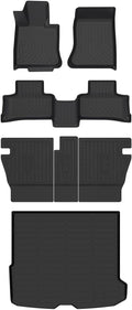 Floor Mats Fit for Benz GLC | GLC 300 | GLC 350e | GLC 43 AMG 2023-2025 2026 (5 Seating), All Weath Cargo Liner w/Backrest Mat for GLC Accessories (Not for Coupe)