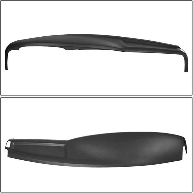 DNA MOTORING Front Dash Cover Overlay Compatible with 02-05 Ram 1500 Pickup / 03-05 Ram 2500 3500 Pickup, Black Dash Board Cover Cap, ZTL-Y-0094-BK