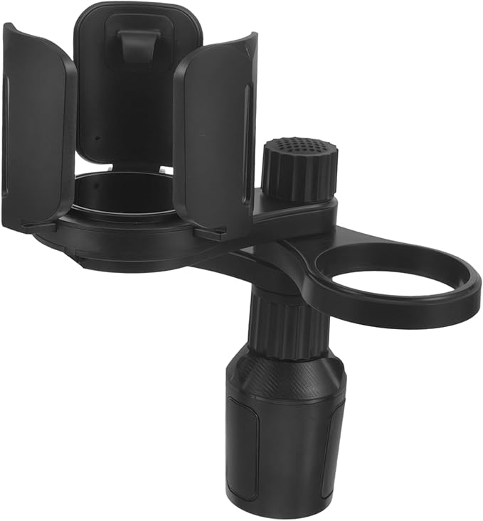 Happyyami Rotatable Car Cup Holder Expander Adapter with Angle Non Slip Vehicle Mounted Drink Holder Rack for Cup Storage and Dining Convenience