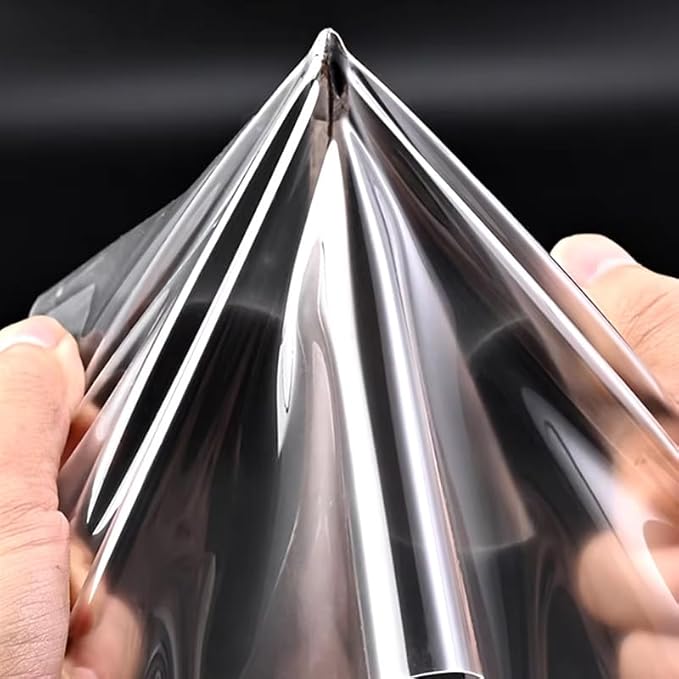 Ufilm Door Edge Protector PRE-Cut Guard Scratch Paint Protection Film with Strong American Glue Clear and Black Universal Car Truck (1 in x 50 ft)