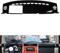 leather dashboard cover Compatible with Toyota FJ cruiser，dash cover（black）