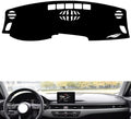 leather dashboard cover Compatible with Audi S5/RS5 2017-2022，dash cover（black）
