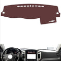 Leather Dashboard Cover Compatible with Mitsubishi Pajero（No Speaker） 2007-20，Dash Cover, Non-Slip Dash Cover, Dash mat Dashboard Cover, Interior Dash Covers