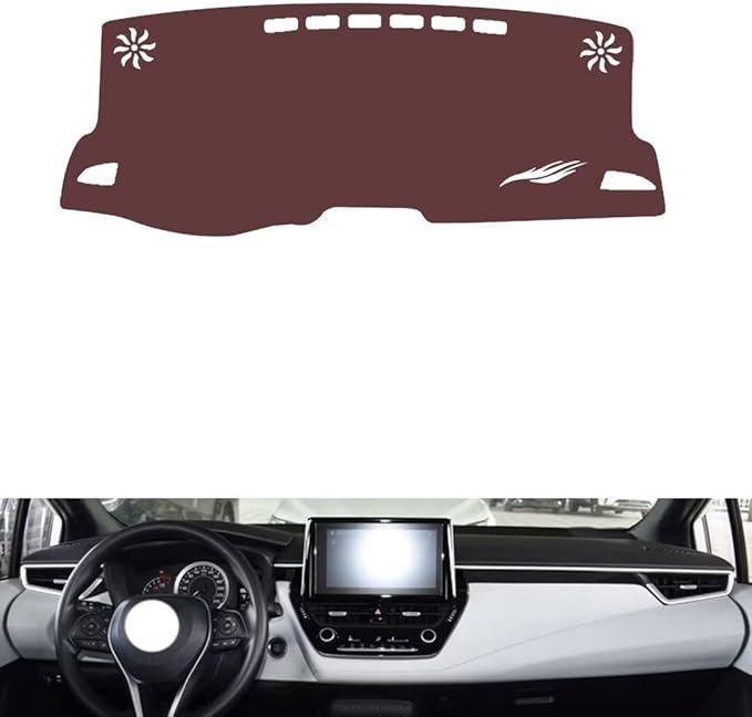 Leather Dashboard Cover Compatible with Toyota Allion，Dash Cover, Non-Slip Dash Cover, Dash mat Dashboard Cover, Interior Dash Covers