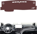 Leather Dashboard Cover Compatible with Toyota Camry（NO HUD） 2021-2023，Dash Cover, Non-Slip Dash Cover, Dash mat Dashboard Cover, Interior Dash Covers