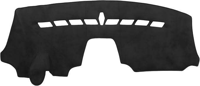 Car Dashboard Cover Mat Compatible for Chevrolet Aveo 2012-2016, Protective Flannels Black Center Console Interior Trim Dash Board Mat