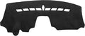 Car Dashboard Cover Mat Compatible for Chevrolet Aveo 2012-2016, Protective Flannels Black Center Console Interior Trim Dash Board Mat
