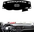 leather dashboard cover Compatible with JEEP Grand Commander，dash cover（black）