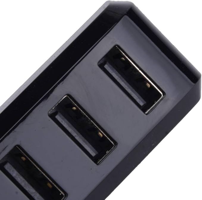 beler 4-in-1 Multi Port Glove Box USB Hub Flash Drive Docking Station Charger Fit for Tesla Model 3 Y 2021-2024