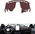 Leather Dashboard Cover Compatible with Ford Kuga（Extra Large Vertical Screen） 2019，Dash Cover, Non-Slip Dash Cover, Dash mat Dashboard Cover, Interior Dash Covers