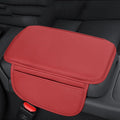 Arm Rest Pad Car for VW Routan 2008-2013, Car Center Console Cover Car Armrest Cushion Armrest Box Pad Car Accessories,Red