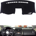 leather dashboard cover Compatible with Suzuki SX4 2012-2016，dash cover（black）