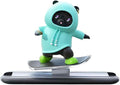 Slidable Skateboard Bear Car Dashboard Ornaments,Funny Mini Skateboard Bear Auto Center Console Ornaments Universal Car Interior Accessories Gifts for Women Men