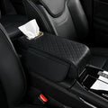 Car Armrest Cushion for Mercedes Benz GLS 320 350d 400d 450 550 580 600/AMG 63, 3 in 1 Center Console Pad with Storage Bags,Tissue Box, Memory Foam Auto Armrest Storage Box Protector