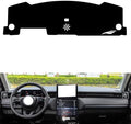 leather dashboard cover Compatible with HONDA eNS1，dash cover（black）