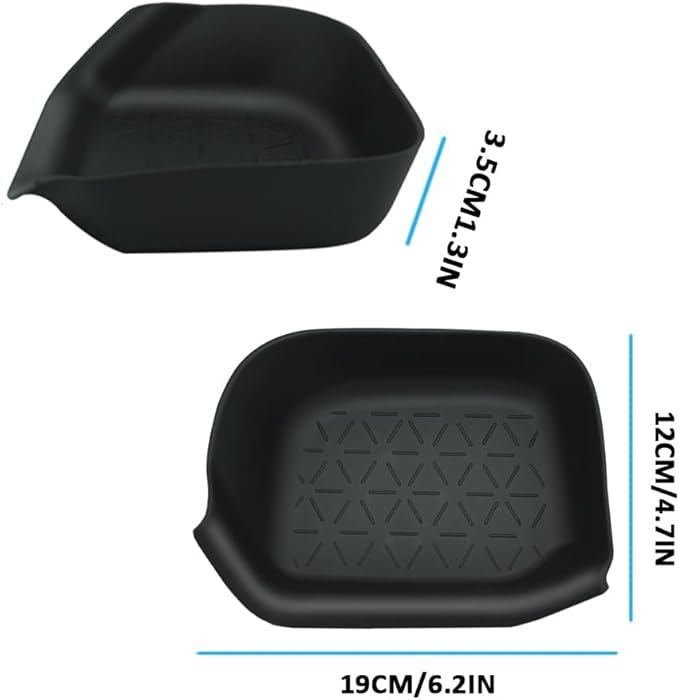 CUCHIYUN for RAV4 Driver Storage Box Organizer Mat Driver's Interior Insert Tray Center Console Organizer Tray Compatible with Toyota RAV4 2022 Accessories 2021 2020 2019 - Non-Slip Anti-Dust