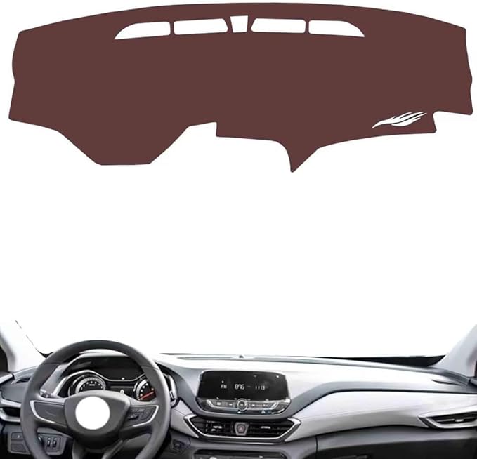 Leather Dashboard Cover Compatible with Chevy Orlando，Dash Cover, Non-Slip Dash Cover, Dash mat Dashboard Cover, Interior Dash Covers
