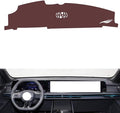 Leather Dashboard Cover Compatible with Ford Edge L（NO HUD） 2023，Dash Cover, Non-Slip Dash Cover, Dash mat Dashboard Cover, Interior Dash Covers