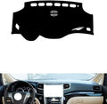 leather dashboard cover Compatible with Toyota Alphard 20 series 2011-2012，dash cover（black）
