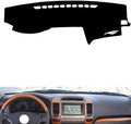 leather dashboard cover Compatible with LEX GX 2004，dash cover（black）