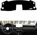 leather dashboard cover Compatible with HONDA VEZEL (speakers on both sides 2023，dash cover（black）
