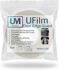 Ufilm Door Edge Protector PRE-Cut Guard Scratch Paint Protection Film with Strong American Glue Clear and Black Universal Car Truck (1 in x 25 ft)