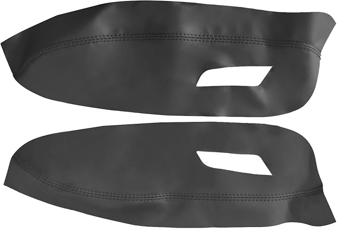 UINIEBOOM Door Armrest Panel Cover, Replacement Microfiber Leather Armrest Cover Black Compatible with Nissan Sentra 2013-2019