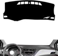 leather dashboard cover Compatible with Chevy Lova RV 2016-2018，dash cover（black）