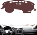 Leather Dashboard Cover Compatible with Renault Kadjar，Dash Cover, Non-Slip Dash Cover, Dash mat Dashboard Cover, Interior Dash Covers