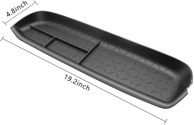 kenddeel Center Console Organizer Tray,Passenger Storage Organizer Mat,Glove Box Storage Organizer Tray Compatible with Toyota RAV4 2022 Accessories 2024-2019