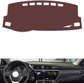 Leather Dashboard Cover Compatible with Toyota Corolla 2014-2018，Dash Cover, Non-Slip Dash Cover, Dash mat Dashboard Cover, Interior Dash Covers