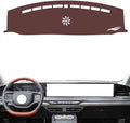 generic leather dashboard cover Compatible with Lincoln Z（NO HUD），dash cover, Non-Slip Dash Cover, Dash mat Dashboard Cover, Interior Dash Covers, brown