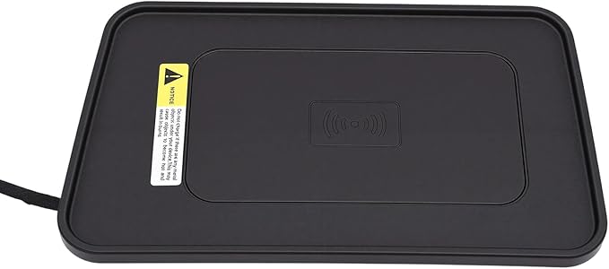 Wireless Charging Pad for Car, Non Slip Silicone Mat with Fast Charging for 2013-2019, Front Center Console Installation, 10W Power