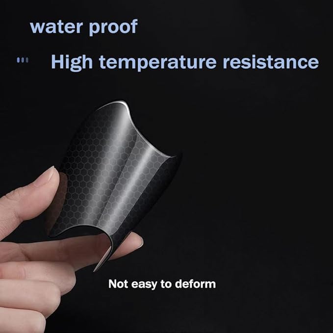 Car Door Handle Protector for Mercedes Benz GLC 2023-2025 C254,Car Door Handle Scratch Protector,Car Door Handle Bowl Sticker,Reflective Car Door Handle Bowl Sticker,Black-8pcs