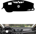leather dashboard cover Compatible with Buick Lacrosse（HUD,speakers） 2016-2022，dash cover（black）