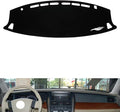 leather dashboard cover Compatible with Nissan Teana 2004-2007，dash cover（black）